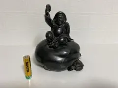 金属製 置物 貯金箱 大黒天 年代物