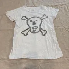 go to hollywoodスカルデザイン ホワイトTシャツ 150