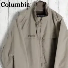 Columbia コロンビア ロゴ刺繍 フリース裏地 ジップアップ中綿ジャケット