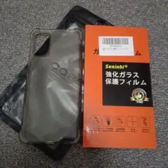 OPPO A55s 5G クリアケース　保護フィルム一組　セット