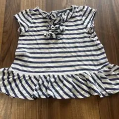 Ralph Lauren ストライプ フリル Tシャツ 12M