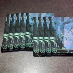 久遠の終端　森　ギャラクシーfoil 9枚セット　日本語　MTG