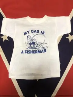 ビンテージ1950年代D.STOCK染み込みMYDADIS染み込みベビーtシャツ