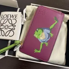 LOEWE 千と千尋の神隠し コイン カードホルダー 青蛙 カエル パスケース