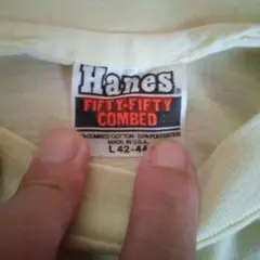 Hanes FIFTY-FIFTY COMBED 古着 Tシャツ