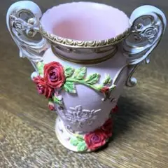 FARM HOUSE バラ　ミニ花瓶ペン立て　 ピンク