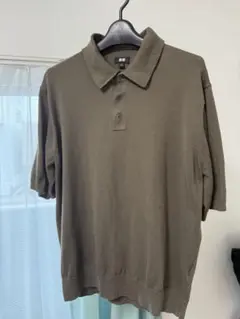 UNIQLO ウォッシャブルニットポロセーター L