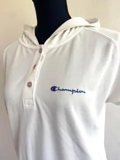 Champion フード付きポロシャツ
