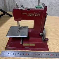 アンティーク 小型ミシン 手回し CRYSTAL