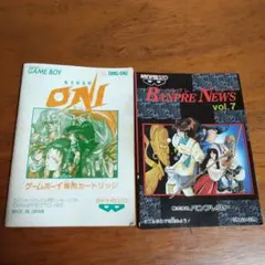 【当時物】鬼忍降魔録ONI 取説とミニカタログ