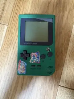 【ジャンク品】ゲームボーイポケット本体　グリーンカラー