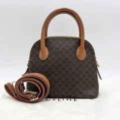 【極美品】セリーヌ ハンドバッグ ミニバッグ ショルダー 2way マカダム柄
