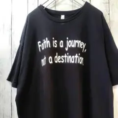 Whale BYswitcher 英字 ビッグサイズ Tシャツ 黒 2XL 古着