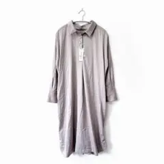 新品 未使用 ANELA*LUX アネラリュクス【M】シャツワンピース ロング