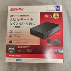 BUFFALO HD-LE4U3-BB 4.0TB 外付けハードディスク