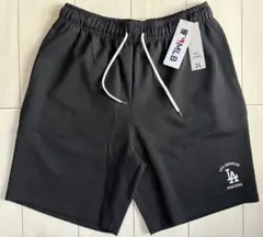 新品　3 Lサイズ　MLB ドジャース　ハーフパンツ　アーチ　黒