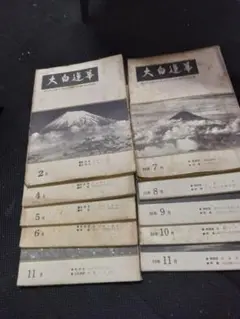大白蓮華 昭和37年2月号〜昭和39年11月号まで、不揃い