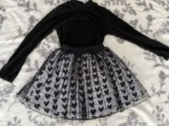 メゾピアノ スカート 120cm (※トップスは参考品のため付きません。)