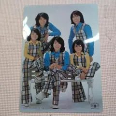 フィンガーファイブ　アイドルグッズ　昭和レトロ　B5下敷き 13yc