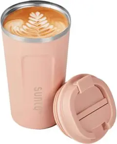 SUNTQ タンブラー 水筒 カーキ マグボトル コーヒー専用 魔法瓶 二重構造