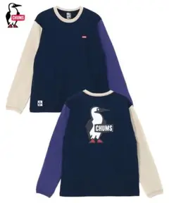 チャムス ブービーロゴロンTee／パープルクレイジーCH01-2275／XXL