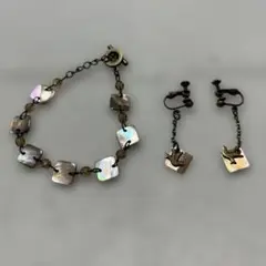 【本日限定セール❣️】ハンドメイド イヤリングとブレスレットセット