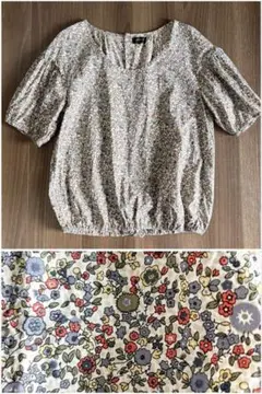 t.yamai paris　ティヤマイ　リバティ　クルーネックブラウス　ケイコ