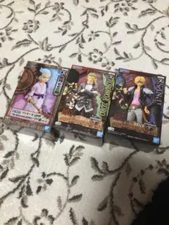 ワンピース フィギュア サンジ ももの助 ゾロ 3体 DXF GRANDLINE