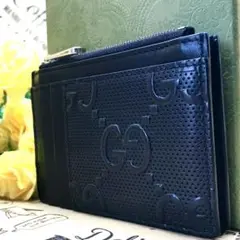 グッチ GGエンボスレザー カードケース パスケース 657570 H662