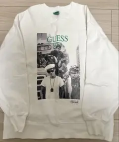 GUESS ホワイト スウェット