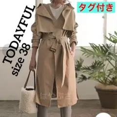 【タグ付き】TODAYFUL 3wayトレンチコート ケープ付き