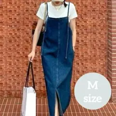 デニムサロペット　オーバーオール　ワンピース　ジャンパースカート　デニム 人気