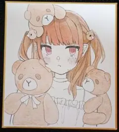 手描き オリジナル 小色紙