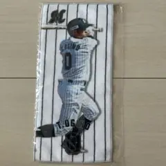 #0 荻野貴司 千葉ロッテマリーンズ ミニタオル ミニハンカチ