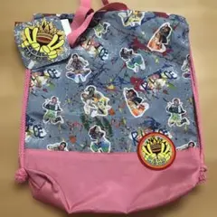 リアルピース　ピンク　ナップサック　新品⑨