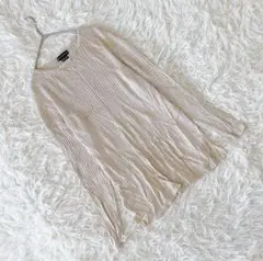 《バナナリパブリック》 (XS) ラメテレコニットソー カジュアル ベーシック