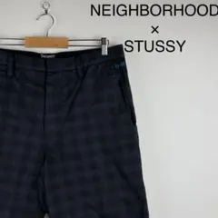 STUSSY NEIGHBORHOOD 00SS チェックショーツ ステューシー