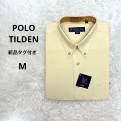 新品タグ付き未使用★POLO TILDEN ポロ　Yシャツ　M 黄色