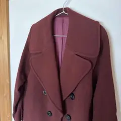 美品 ルシェルブルー ウールコート　アウター