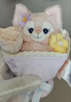 【お顔厳選】上海ディズニー　花畑シリーズ　リーナベルぬいぐるみキーチェーン