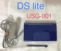 ニンテンドー DS lite USG-001 ネイビー 充電器 タッチペン