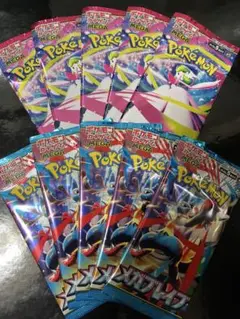 ポケモンカード　メガブレイブ　メガシンフォニア　未開封　新品　各5パック