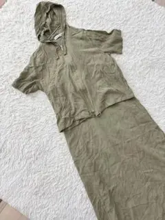 新品　セラビ (C'EST LA VIE) セットアップ　ワンピース　グリーン