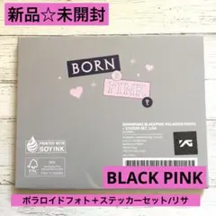 【新品☆未開封】BLACK PINKポラロイドフォト+ステッカーセット/リサ