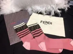 FENDI ソックス 靴下 ピンク FILA フェンディ dior ヴィトン
