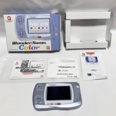 BANDAI ワンダースワンカラー 本体 箱説 チラシ ゲーム