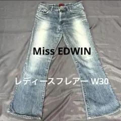 【JJ43】MissEDWIN 503 レディースフレアーデニムW30 L32