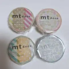mt deco マスキングテープ 4個セット