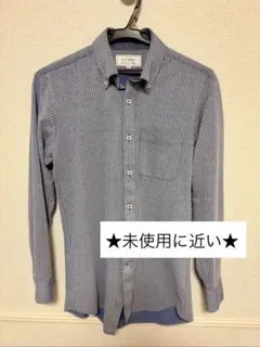 【 AOKI】LES MUES ボタンダウンシャツ ストライプ ビジネス