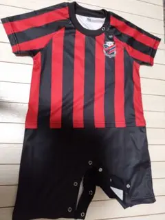 【値下げ】コンサドーレ札幌　ユニフォーム風ロンパース90cm